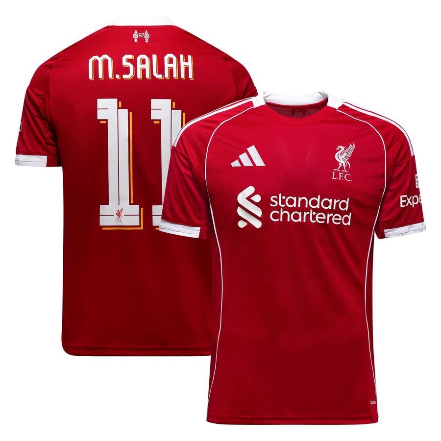 Liverpool Home Shirt 2025/26 Champions League M.SALAH 11 Kids-SoccerKits Hub | Buy Soccer Jerseys Online